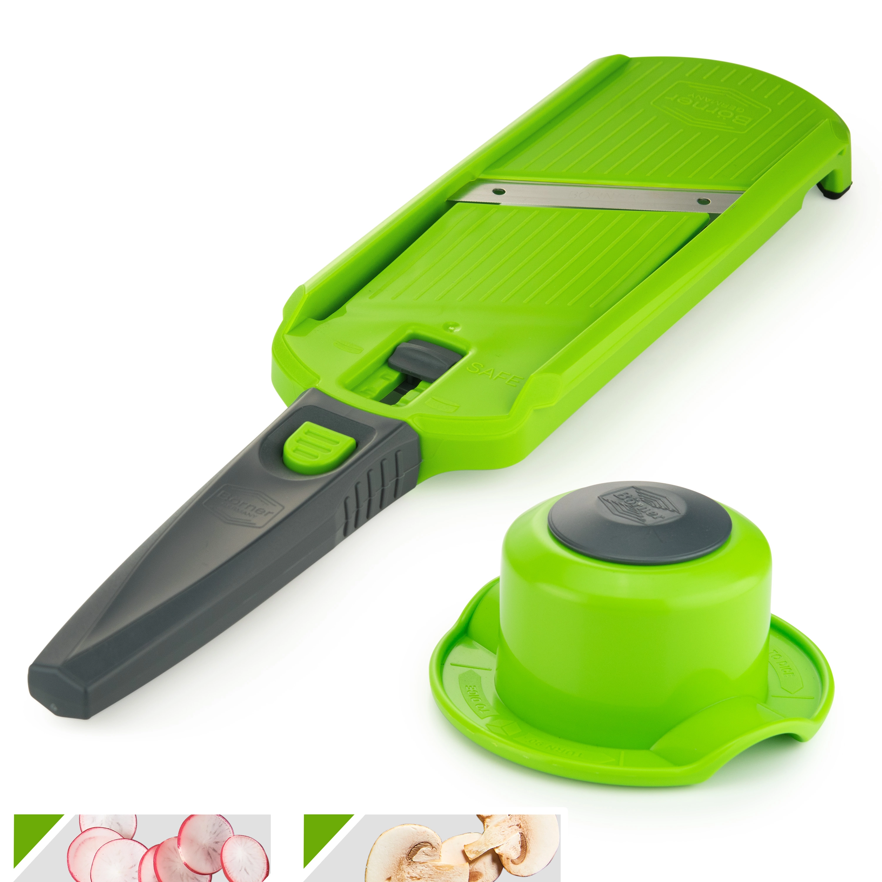 Börner Multi Slicer Gemüseschneider - Grün,mit