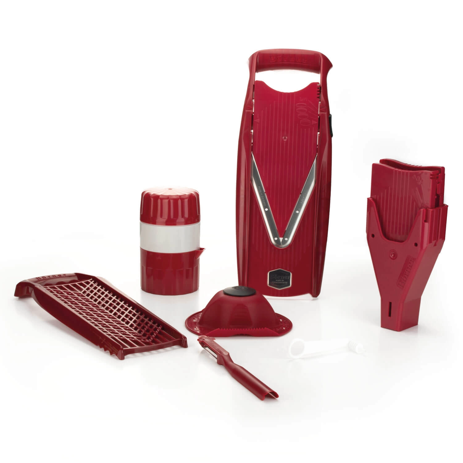 Börner V5 Set Spezial inkl. Reibe - Rot
