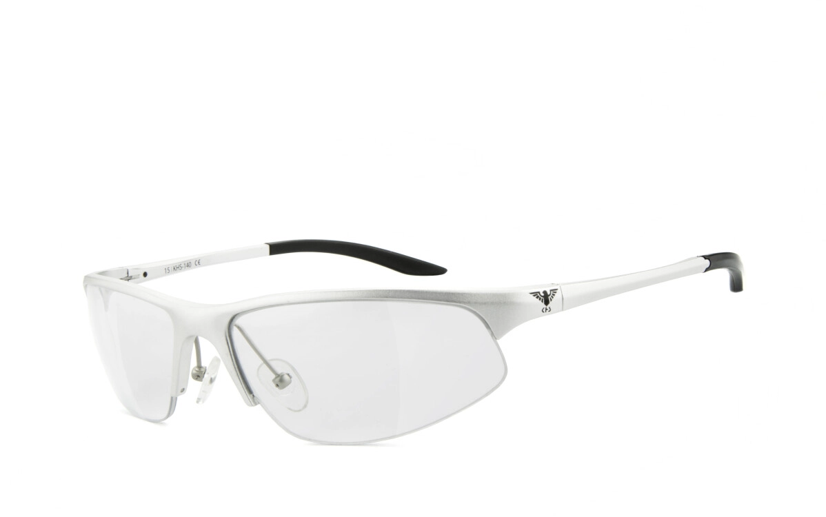 Anfertigung in Deiner individuellen Sehstärke möglich, Selbsttönende Sonnenbrille / sportlich gebogen, Hochwertige Aluminium / Magnesium Fassung, Ergonomische Passform, HLT® Qualitätsgläser für verzer