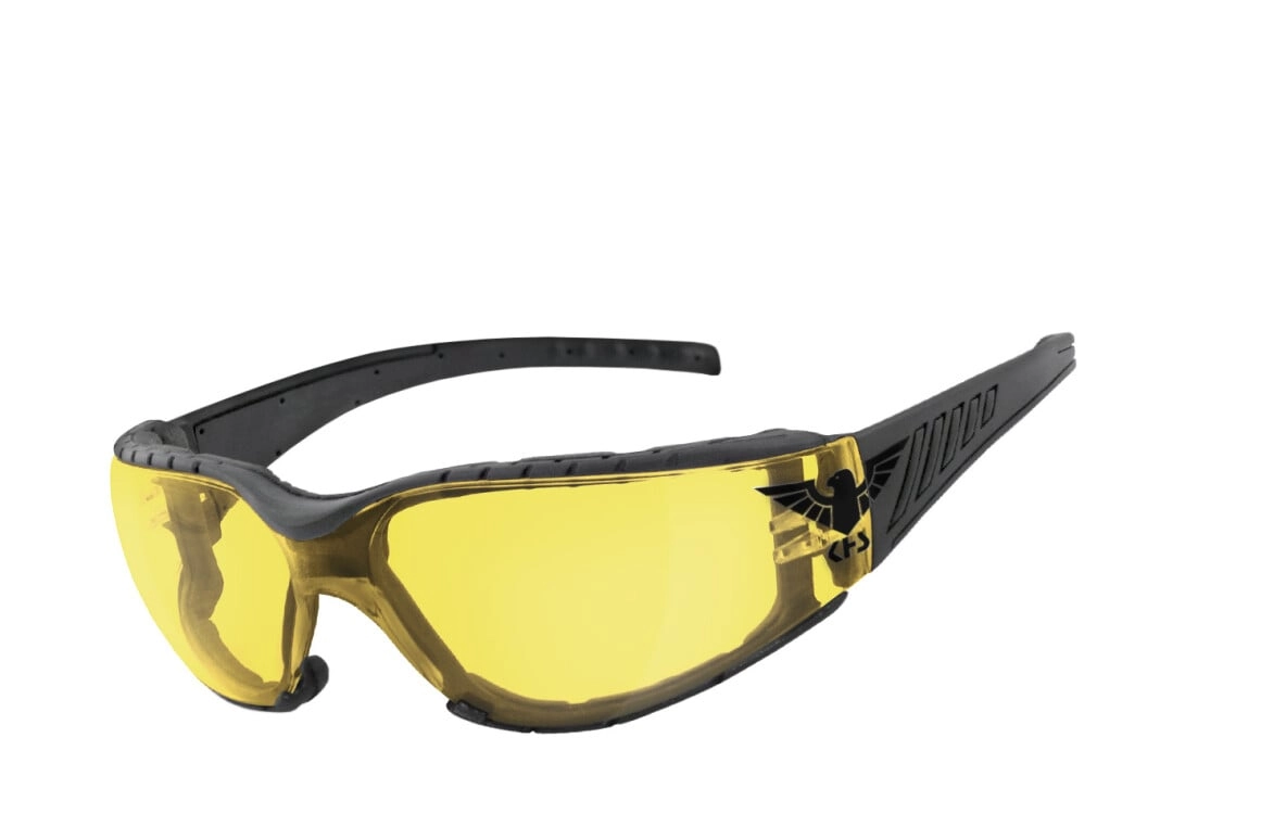 Gepolsterte Einsatzbrille, Sportbrille, HLT® Qualitätsgläser für verzerrungsfreies & präzises Sehen, H-Flex® Technologie: Extrem flexible Bügel, XENOLIT Gläser: verbesserte Tiefenwahrnehmung (Tag & Na