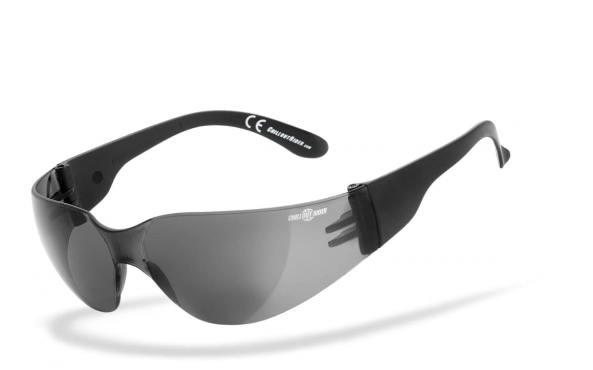 Bikerbrille, Sportbrille, Sonnenbrille, Besonders ergonomische Passform, Steinschlagbeständig nach DIN EN 166, HLT® Qualitätsgläser für verzerrungsfreies & präzises Sehen, UV400 Schutzfilter für 100% 