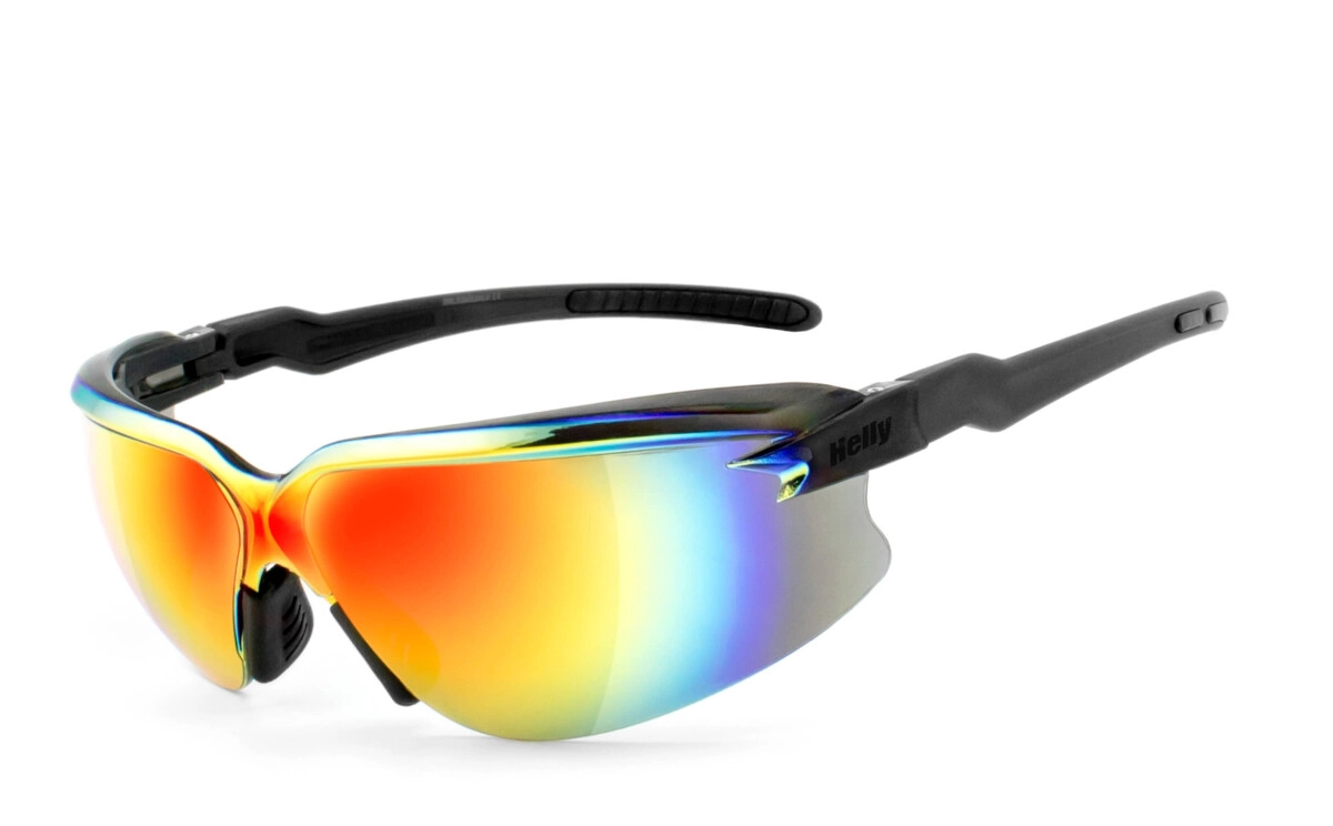 Anfertigung in Deiner individuellen Sehstärke möglich, Bikerbrille, Motorradbrille, Sonnenbrille, Besonders ergonomische Passform mit Polster (abnehmbar), Steinschlagbeständig durch Kunststoff-Sicherh