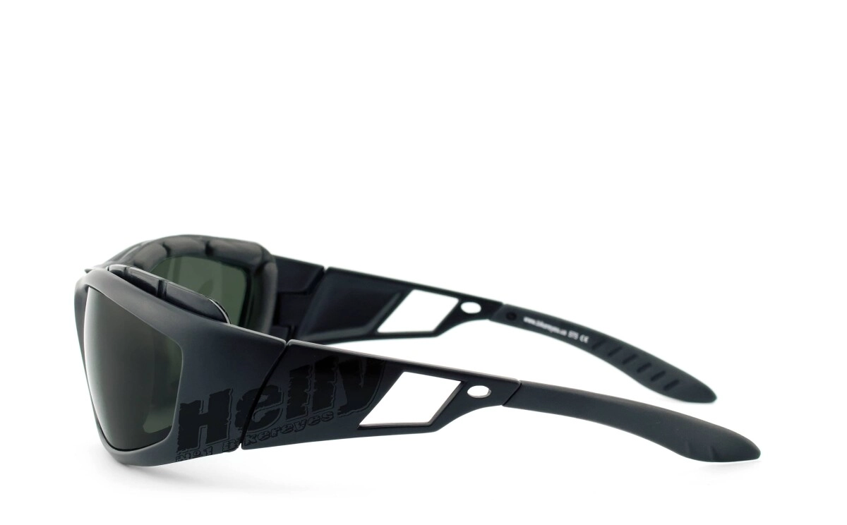 Anfertigung in Deiner individuellen Sehstärke möglich, Bikerbrille, Motorradbrille, Sonnenbrille, Besonders ergonomische Passform, Steinschlagbeständig nach DIN EN 166, HLT® Qualitätsgläser für verzer