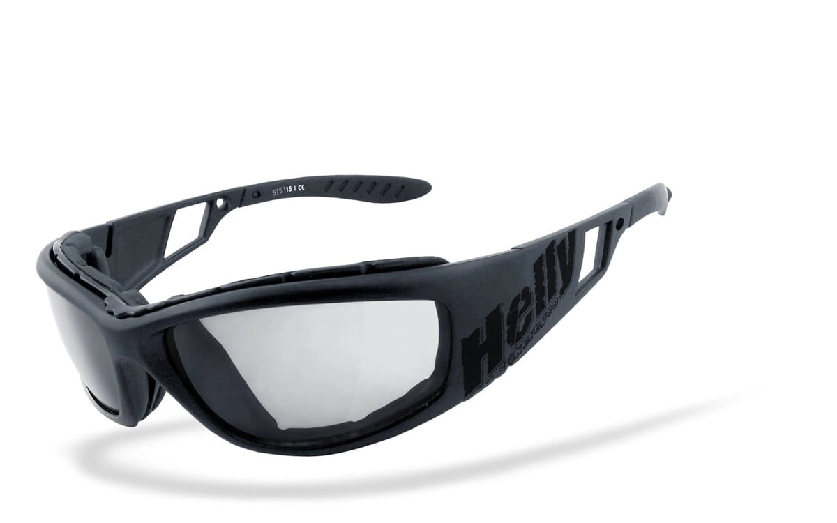 Anfertigung in Deiner individuellen Sehstärke möglich, Selbsttönende Bikerbrille, Motorradbrille, Besonders ergonomische Passform, Steinschlagbeständig nach DIN EN 166, HLT® Qualitätsgläser für verzer