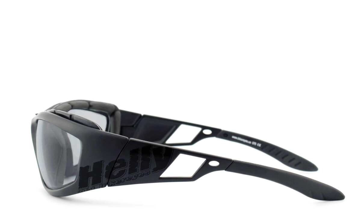 Anfertigung in Deiner individuellen Sehstärke möglich, Selbsttönende Bikerbrille, Motorradbrille, Besonders ergonomische Passform, Steinschlagbeständig nach DIN EN 166, HLT® Qualitätsgläser für verzer