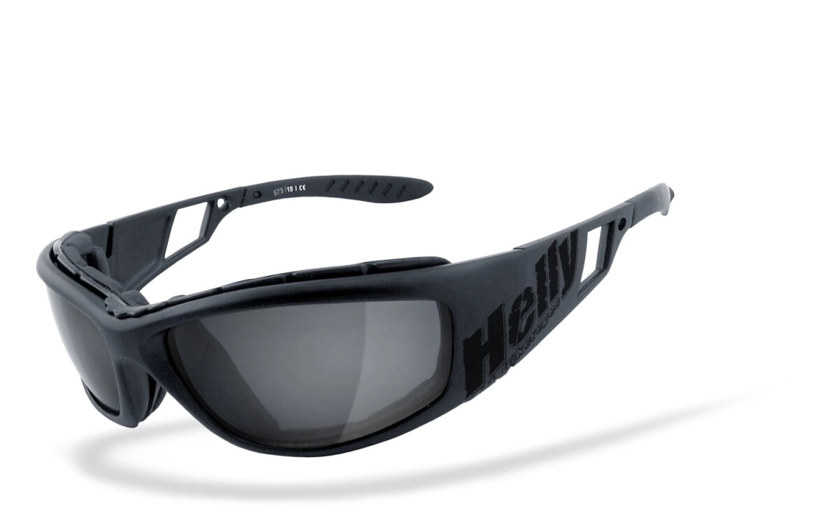 Anfertigung in Deiner individuellen Sehstärke möglich, Bikerbrille, Motorradbrille, Sonnenbrille, Besonders ergonomische Passform, Steinschlagbeständig durch Kunststoff-Sicherheitsglas, HLT® Qualitäts