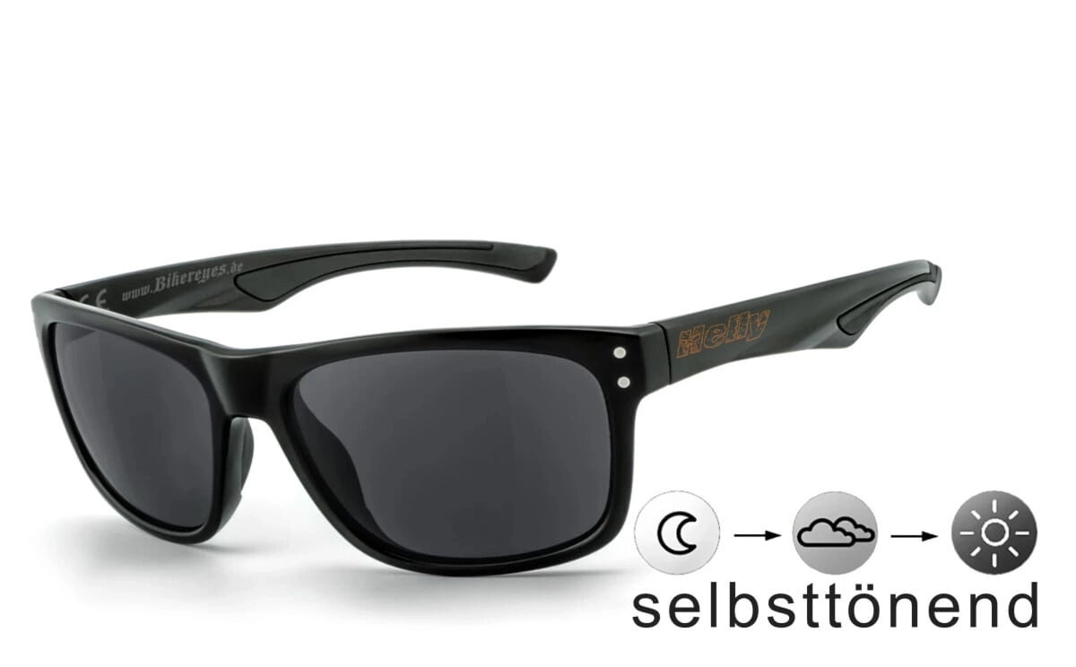 Anfertigung in Deiner individuellen Sehstärke möglich, Bikerbrille, Motorradbrille, Sonnenbrille, Steinschlagbeständig nach DIN EN 166, HLT® Qualitätsgläser für verzerrungsfreies & präzises Sehen, Rut