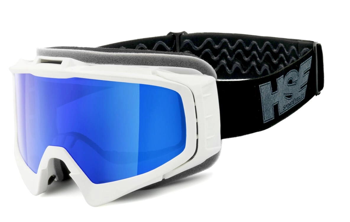 Anfertigung in Deiner individuellen Sehstärke möglich, Crossbrille, MX-Brille, Offroad-Brille, Große Panoramascheibe für einen optimalen Rundumschutz, 2-fach Polsterung mit zwei kombinierten "SHORE-Hä