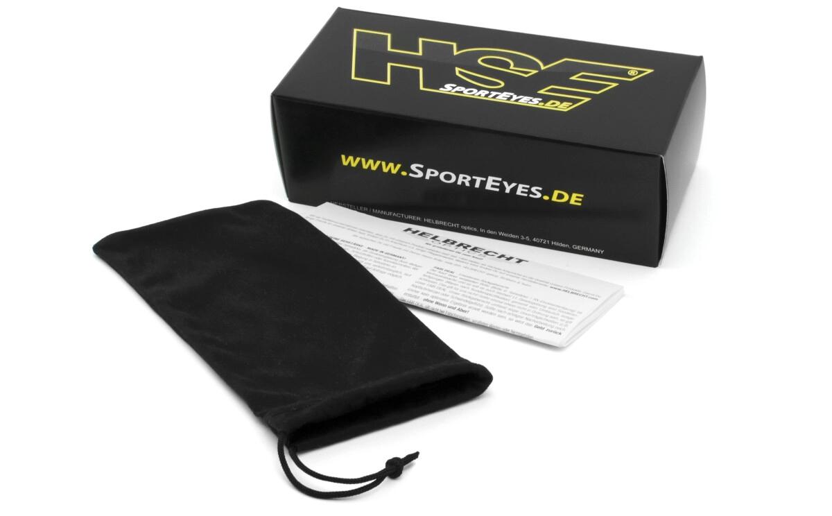 Anfertigung in Deiner individuellen Sehstärke möglich, Sportbrille, Sonnenbrille, Besonders ergonomische Passform, Steinschlagbeständig durch Kunststoff-Sicherheitsglas, HLT® Qualitätsgläser für verze