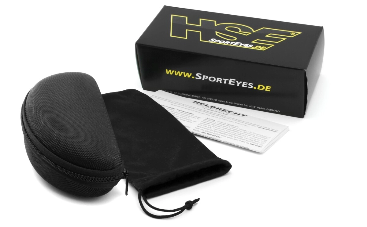 Anfertigung in Deiner individuellen Sehstärke möglich, Verspiegelte Sportbrille, Sonnenbrille, Besonders ergonomische Passform, Steinschlagbeständig durch Kunststoff-Sicherheitsglas, HLT® Qualitätsglä