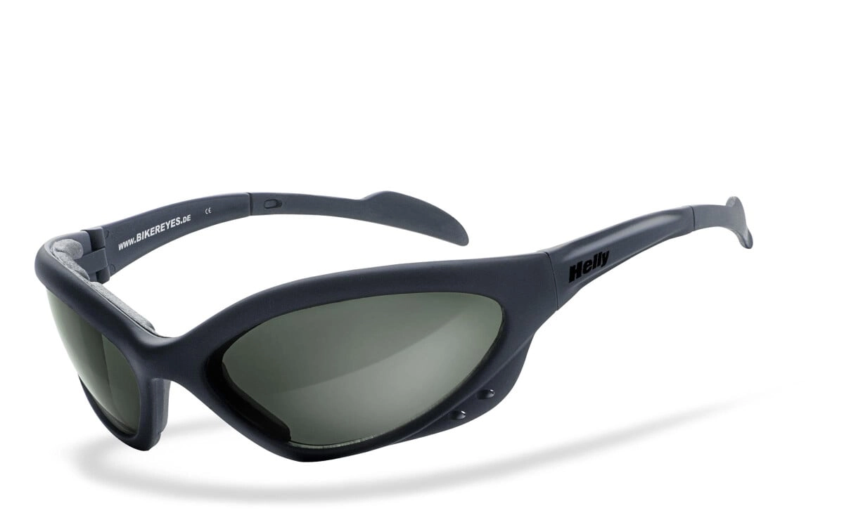 Anfertigung in Deiner individuellen Sehstärke möglich, Bikerbrille, Polbrille, Motorradbrille, Besonders ergonomische Passform mit Polster, Steinschlagbeständig durch Kunststoff-Sicherheitsglas, HLT® 