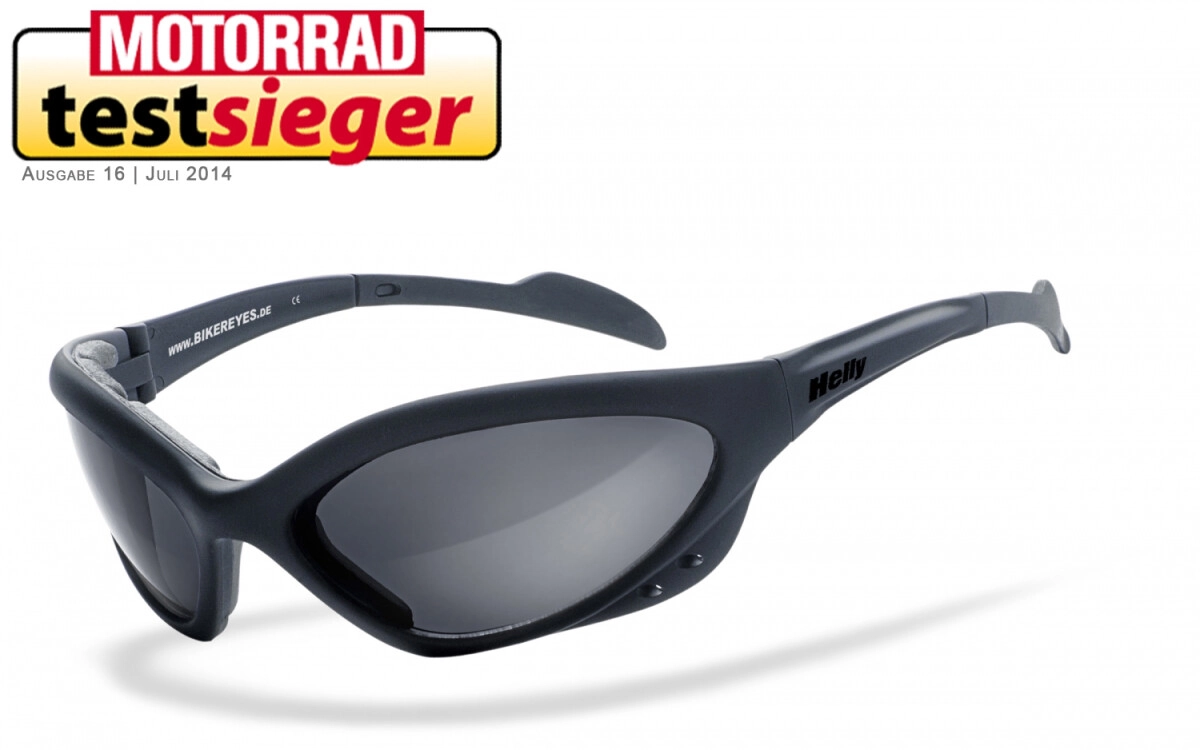 Anfertigung in Deiner individuellen Sehstärke möglich, Bikerbrille, Motorradbrille, Sonnenbrille, Besonders ergonomische Passform mit Polster, Steinschlagbeständig durch Kunststoff-Sicherheitsglas, HL