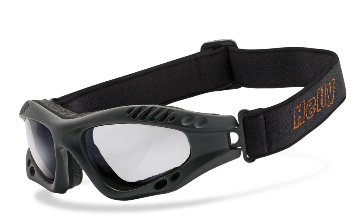 Anfertigung in Deiner individuellen Sehstärke möglich, Motorradbrille | winddicht | Chopper, Besonders ergonomische Passform mit Polster, Steinschlagbeständig durch Kunststoff-Sicherheitsglas, HLT® Qu