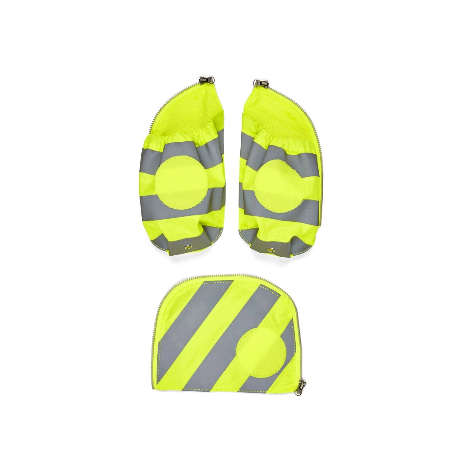 Fluo Seitentaschen Zip-Set mit Reflektorstreifen Gelb