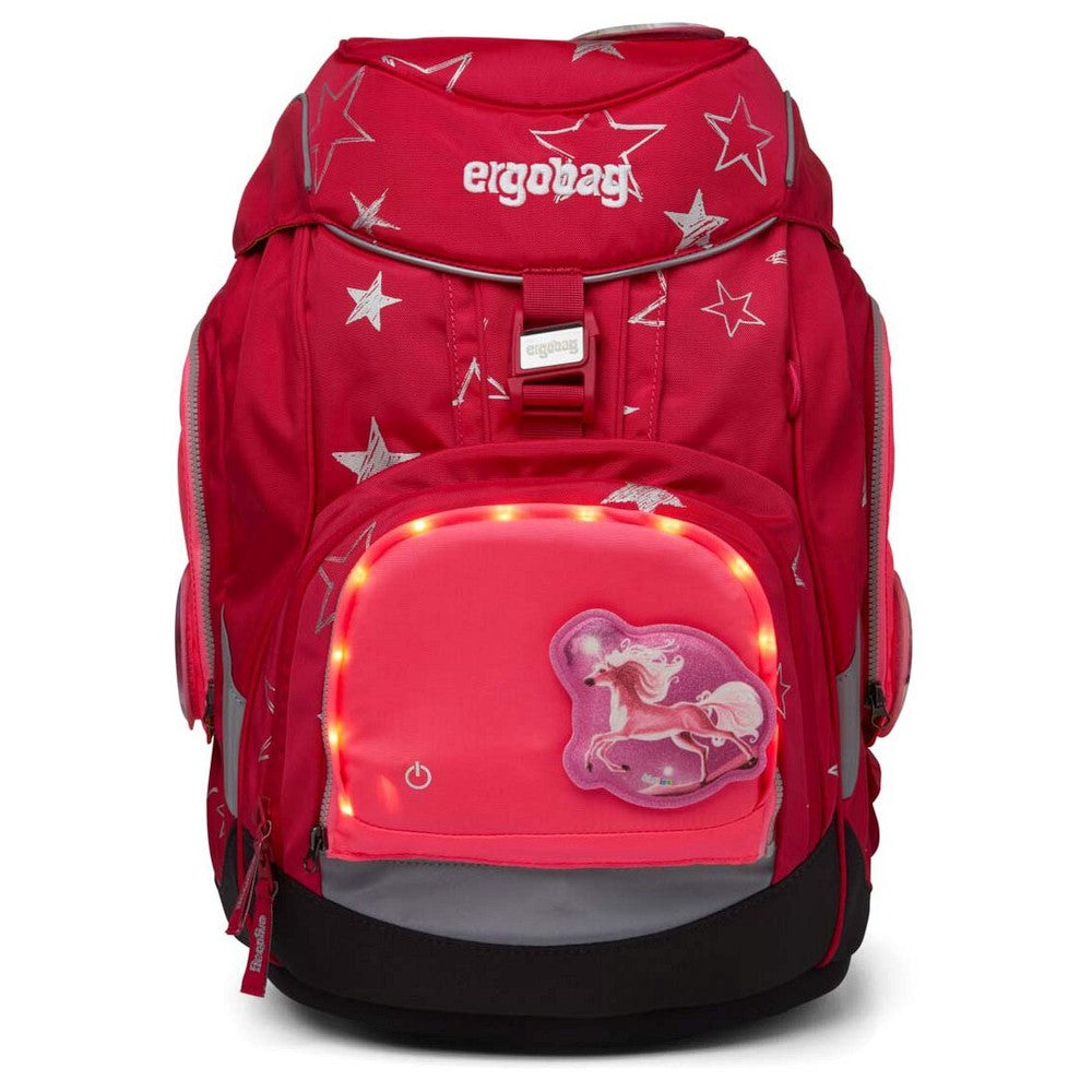 Fluo LED Zip-Set Pink Sicherheits-Set