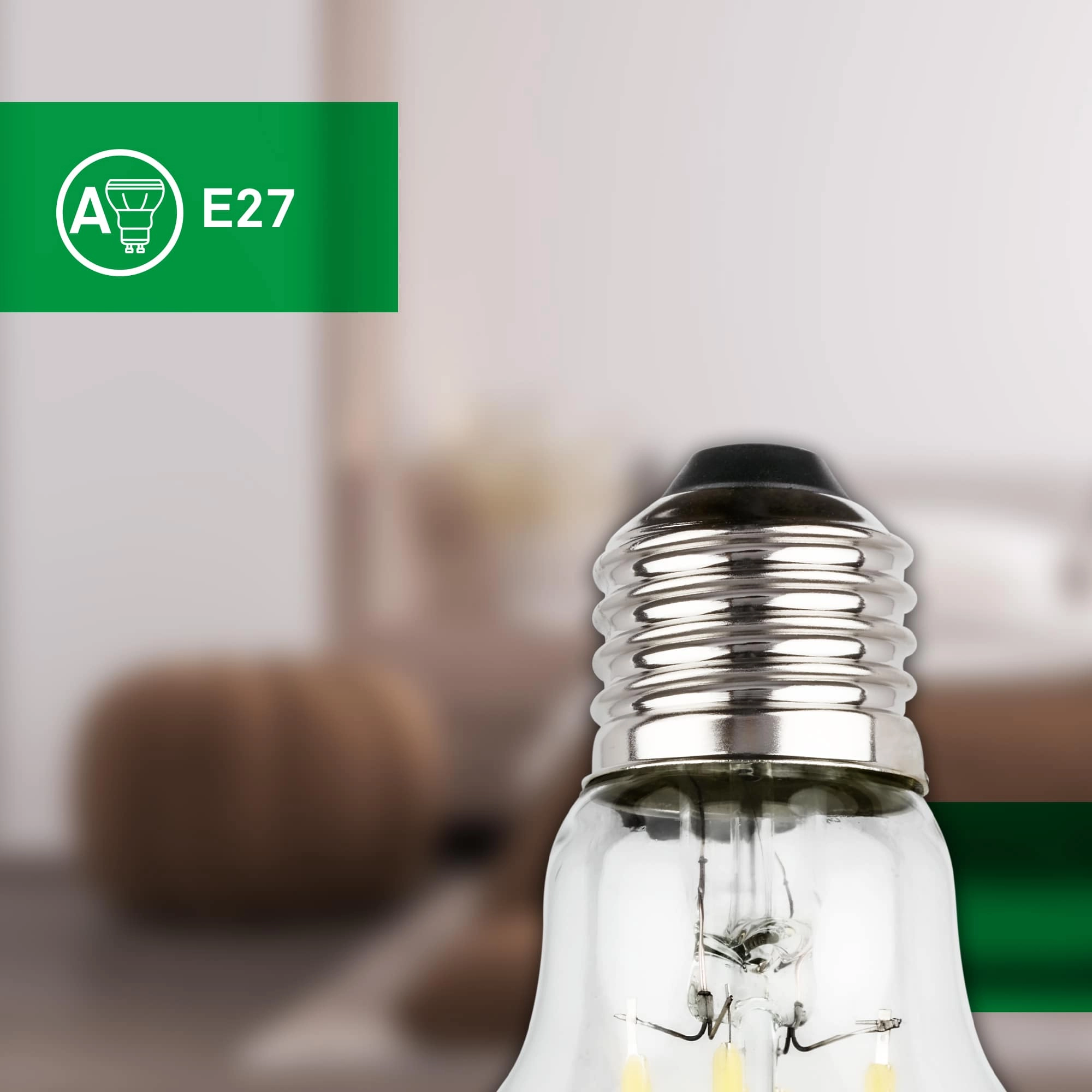 Briloner EEK A 2er Set Filament LED Lampe E27, Warmweißes Licht, A60