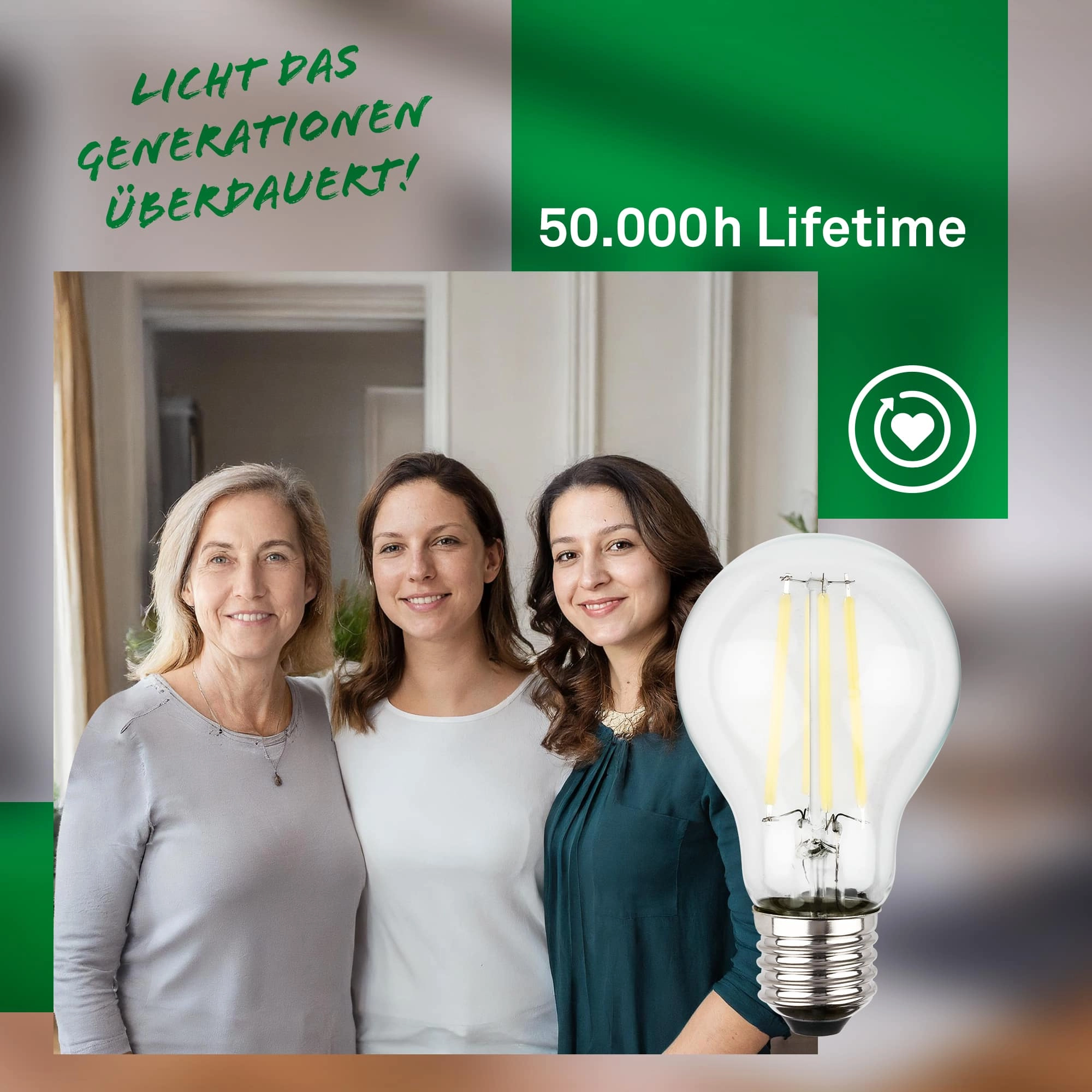 Briloner EEK A 2er Set Filament LED Lampe E27, Warmweißes Licht, A60