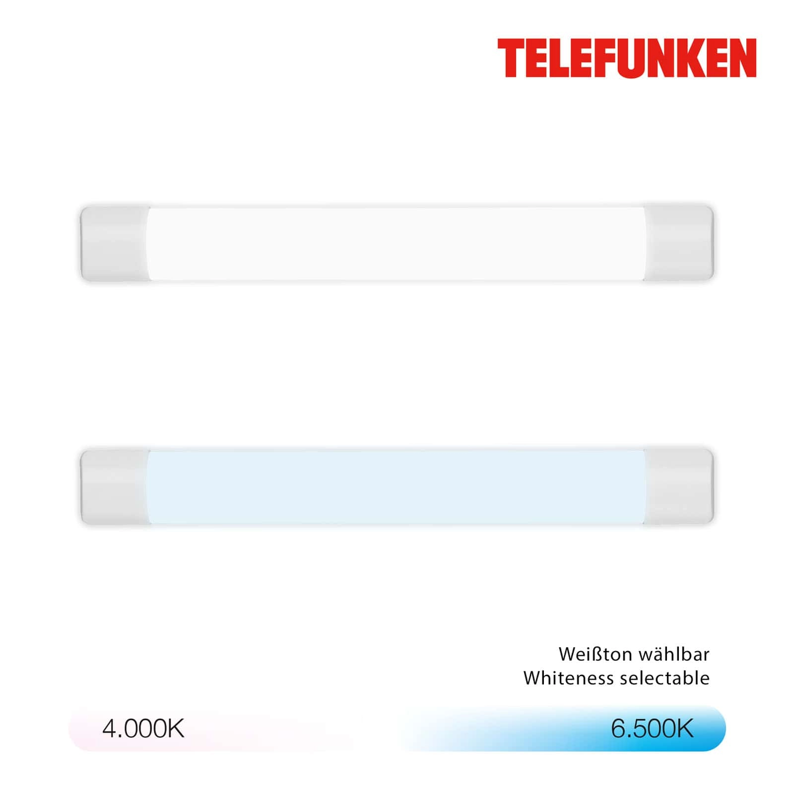 TELEFUNKEN LED CCT Unterbauleuchte 60 cm 18W 2100lm weiß