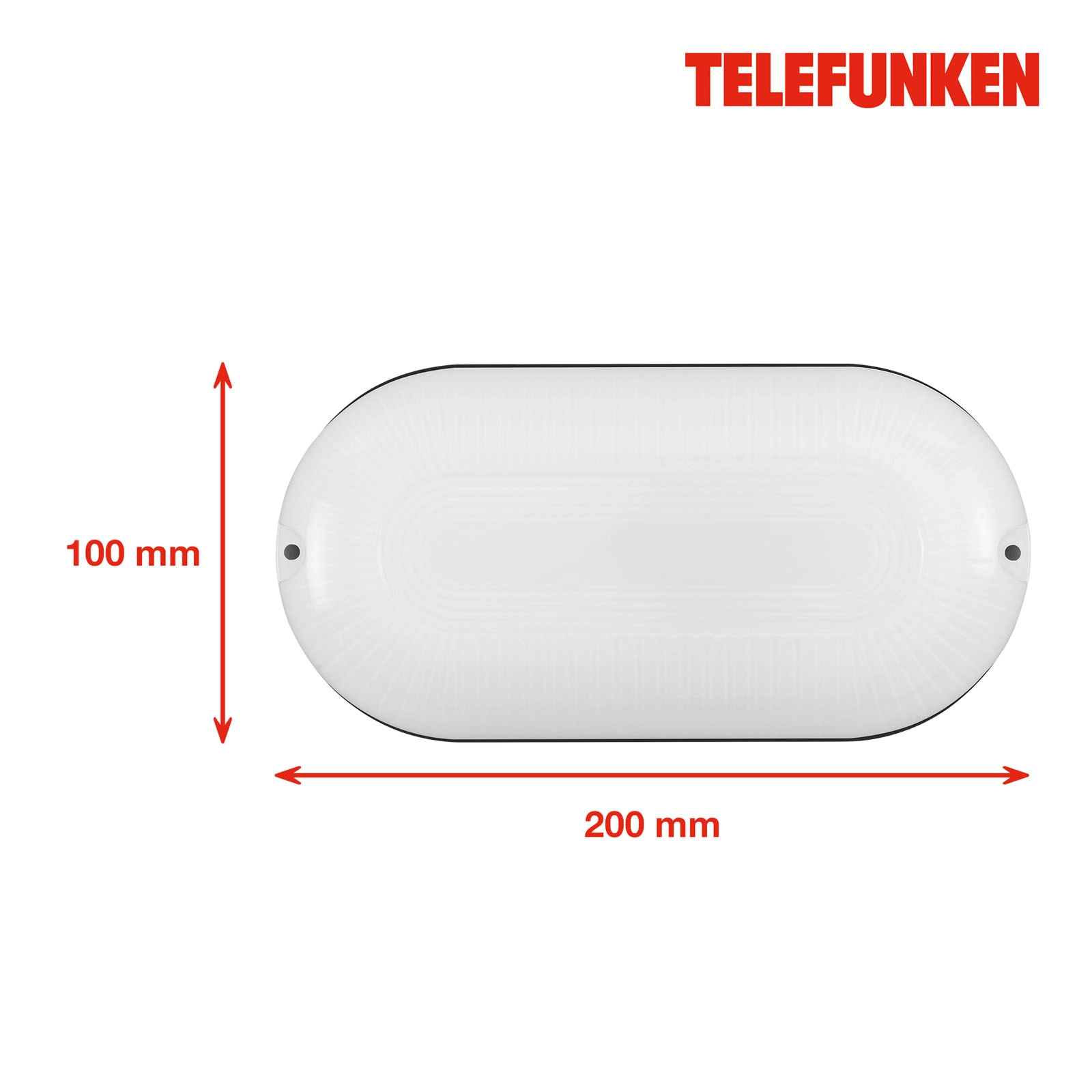 TELEFUNKEN LED Unterbauleuchte 20 cm 15W 1500lm schwarz