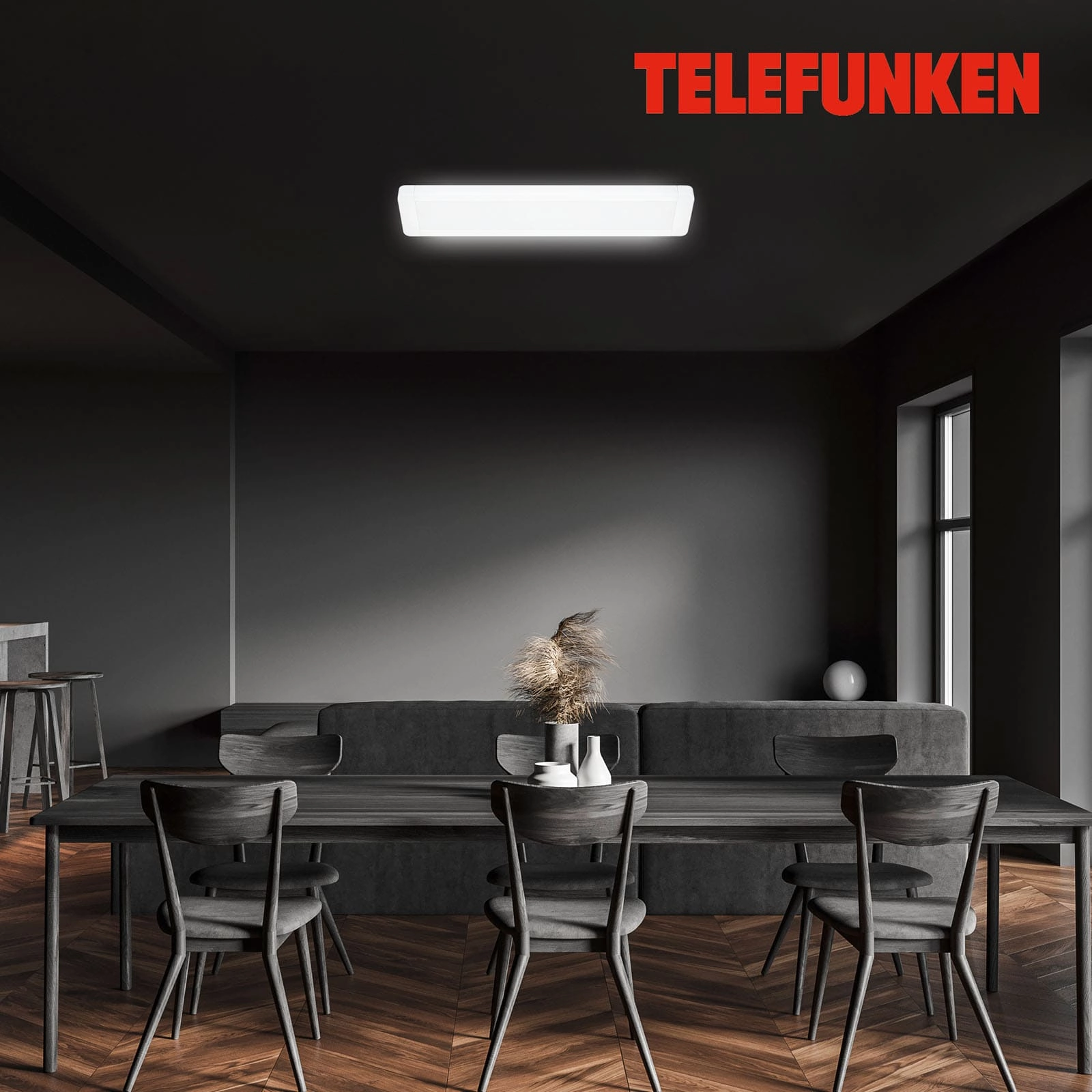 TELEFUNKEN LED Unterbauleuchte 61,5 cm 25W 2900lm weiß