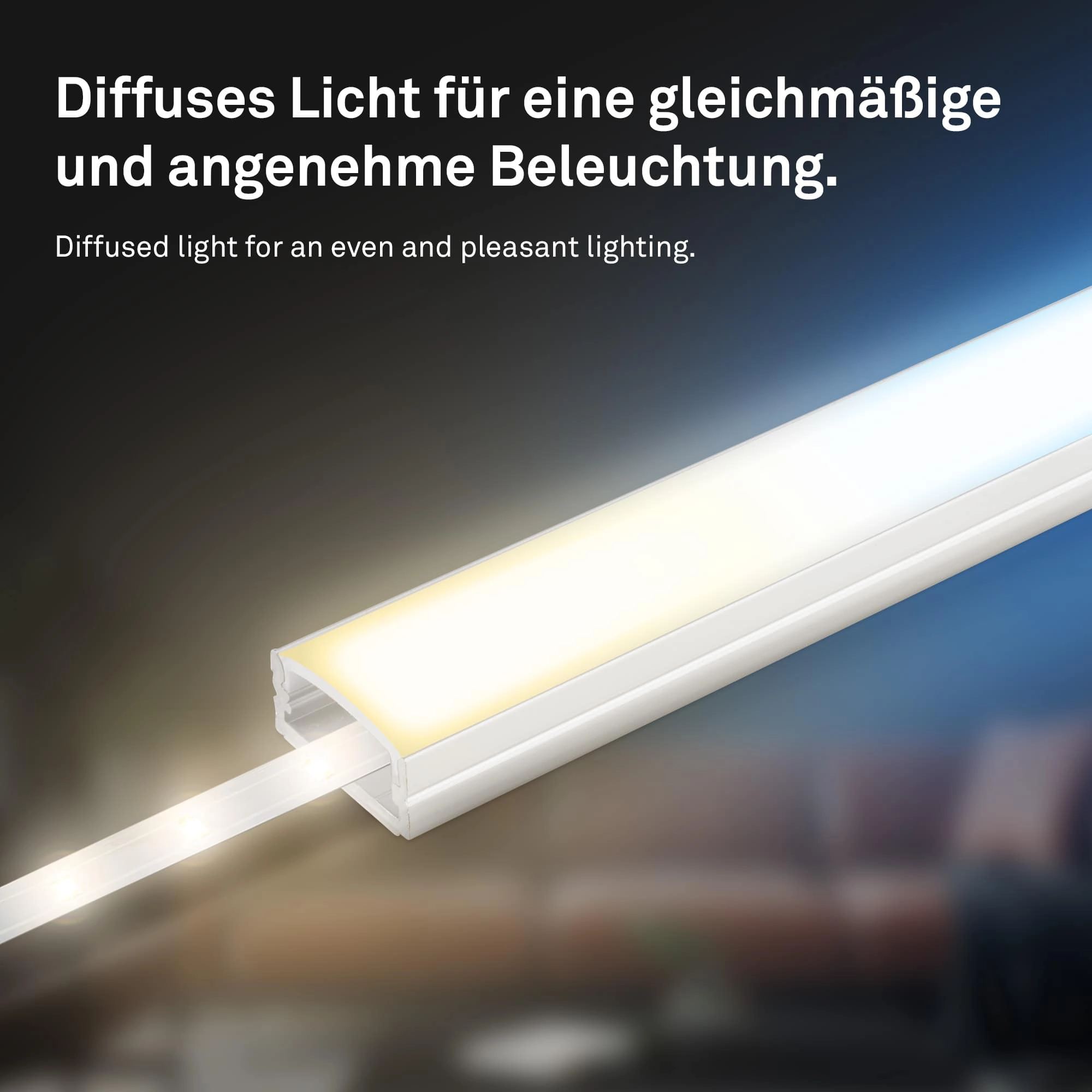 Pimp Your Stripe Starterset LED Strip 2m, WiFi, CCT, Sprachsteuerung