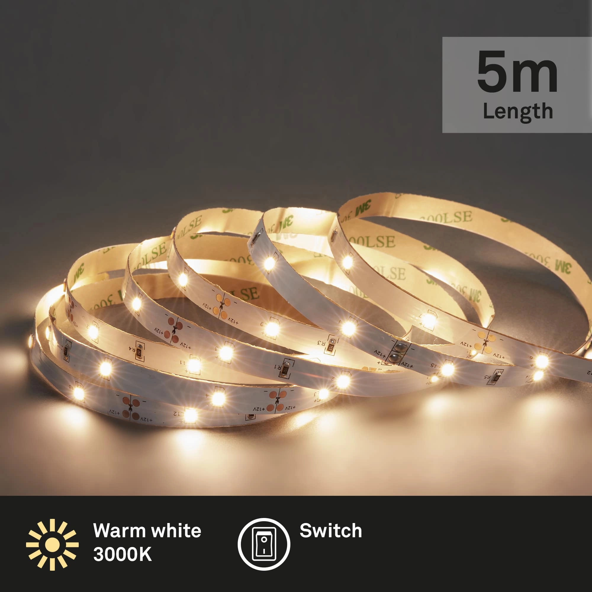 LED Band 500 cm 16W 1080lm weiß