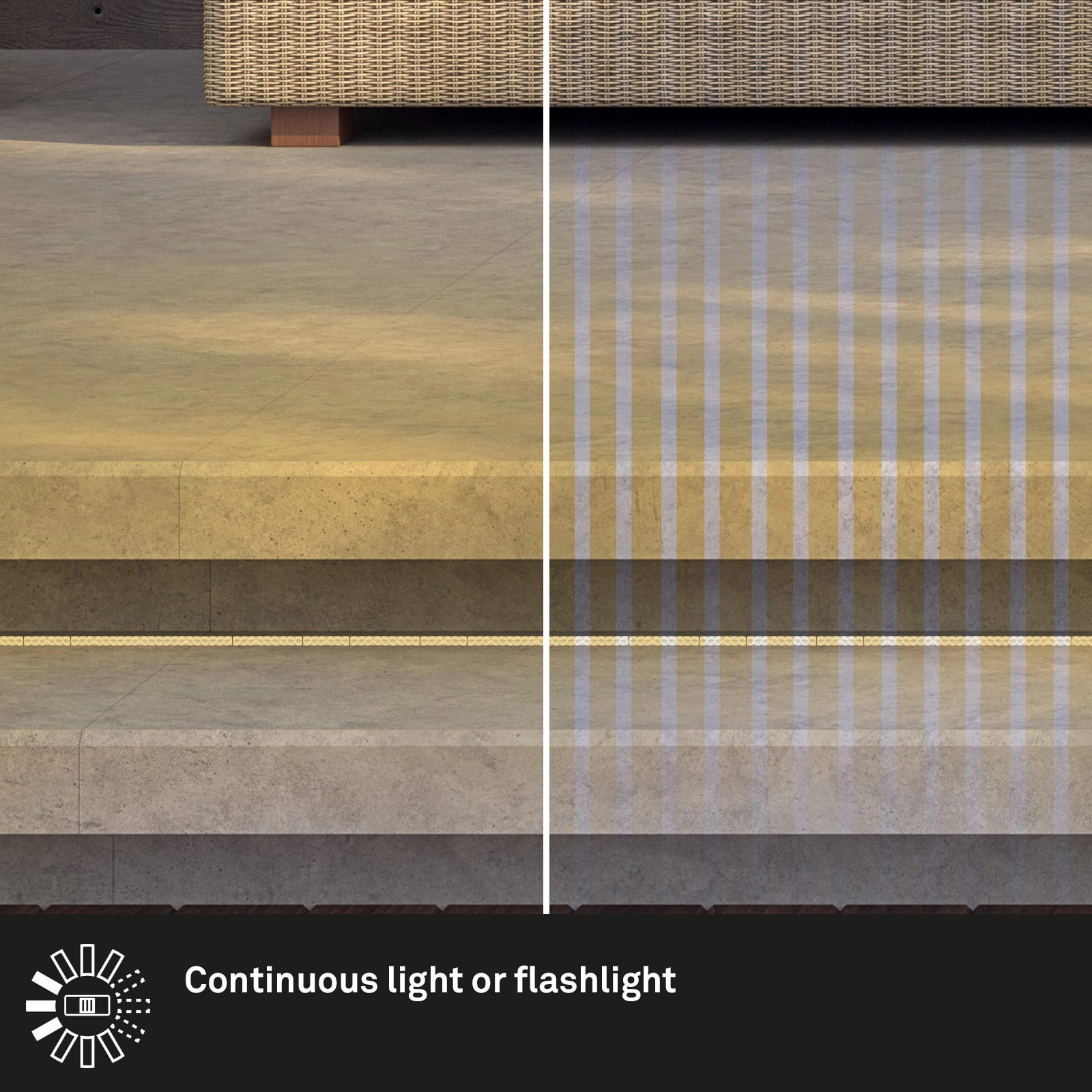 LED Streifen, 1000 cm, Solar, 3000K, transparent