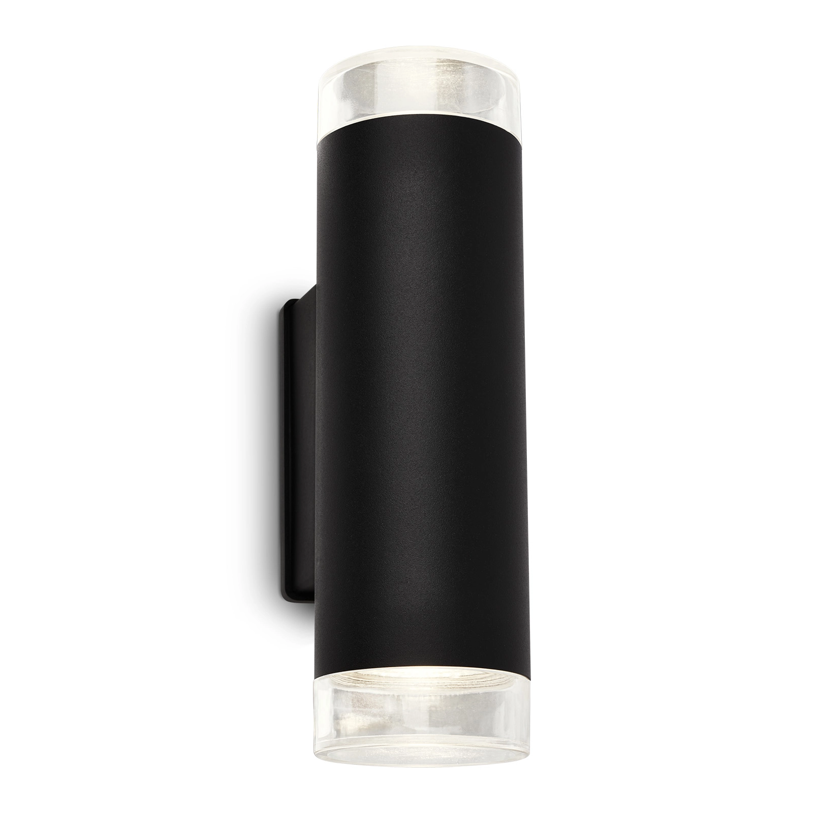 Außenleuchte 19,5 cm inkl. 2x GU10 4,7W 400lm schwarz
