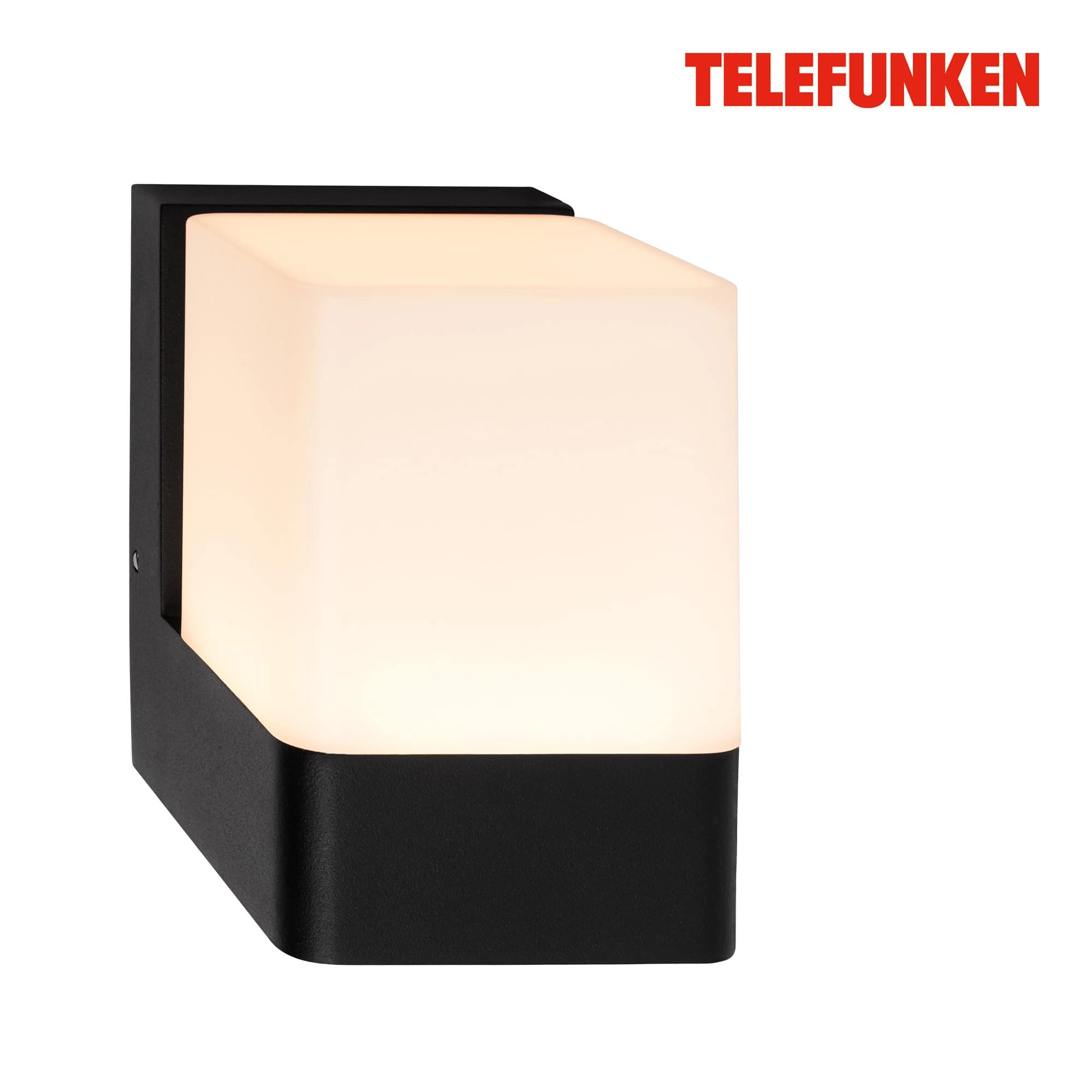 Telefunken LED Wandlampe, Spritzwasserschutz, On/Off via Wandschalter