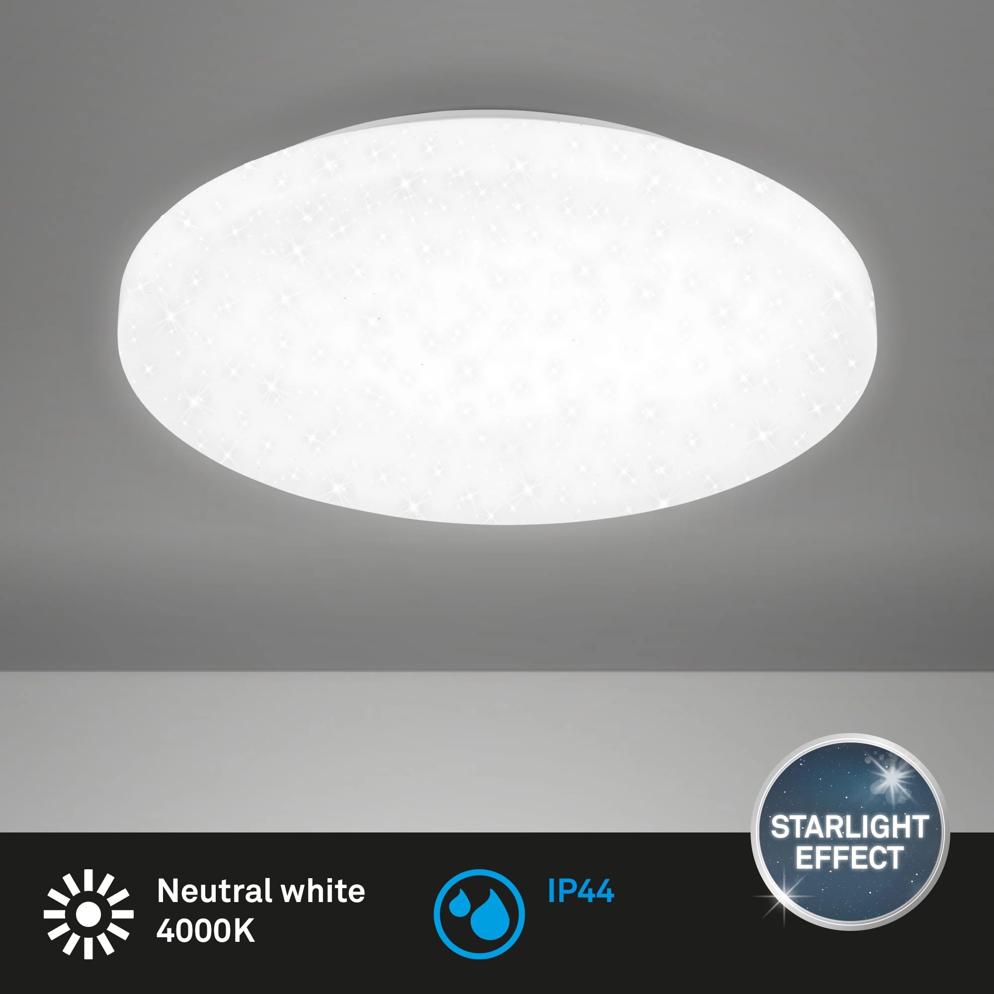 LED Deckenleuchte 6,3 cm 24 Watt 2600lm weiß