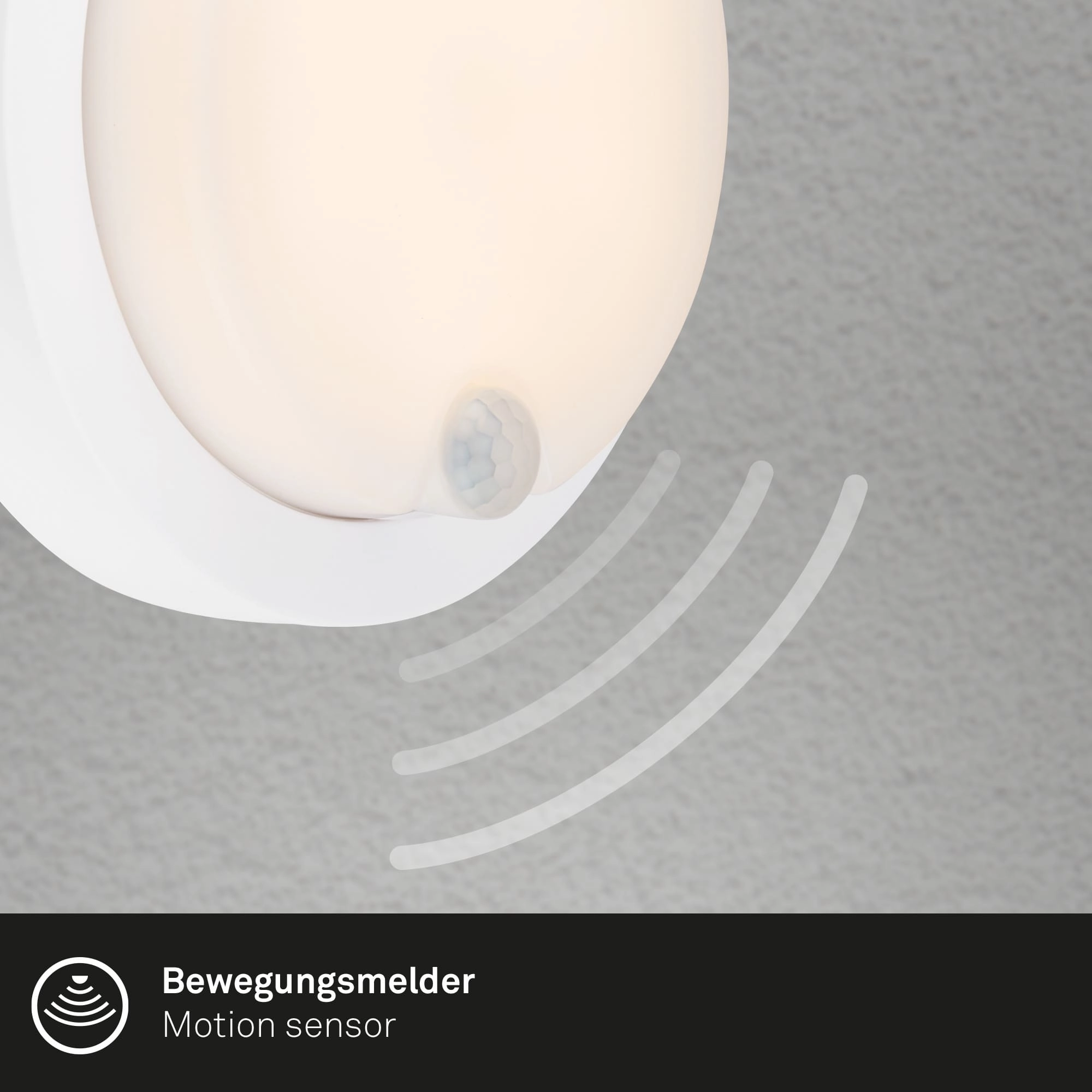 Akku-LED Sensorleuchte, 17 cm, 4W, 700lm, weiß
