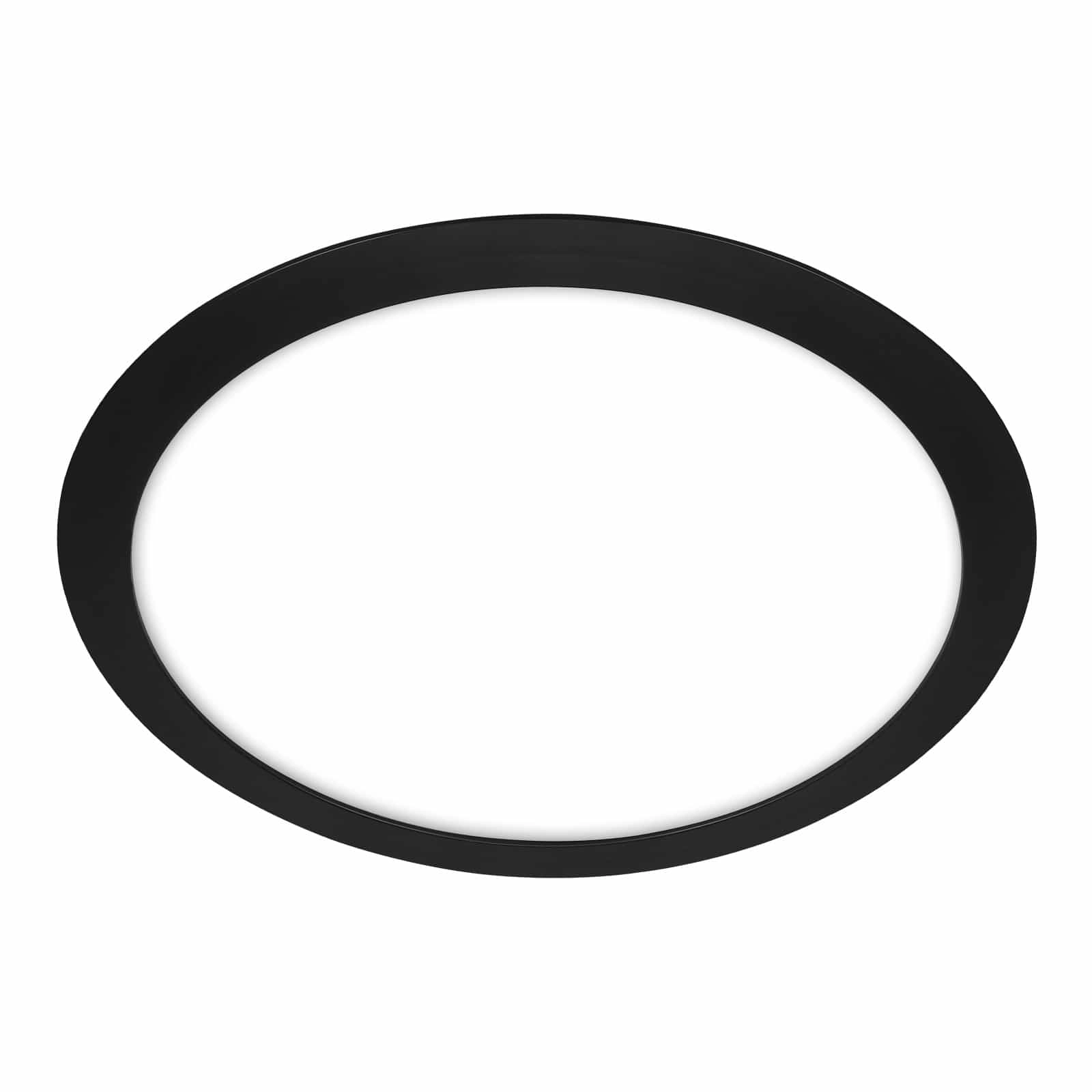 LED Deckenleuchte, 31 cm, 12W, 1250lm, schwarz