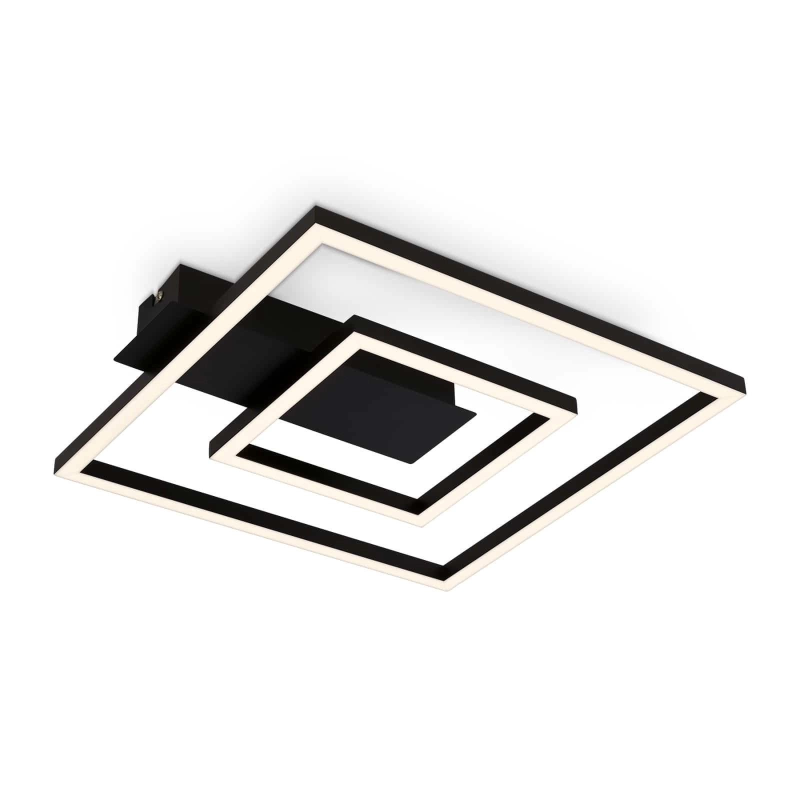 LED Deckenleuchte, 32 cm, 22W, 100lm, schwarz