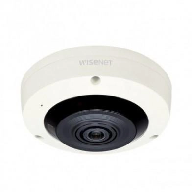 Hanwha Vision Hemispheric  Kamera XNF-8010R 1,6mm  Überwachungskamera mit 6 Megapixel Auflösung. professionelle Kamera für außen