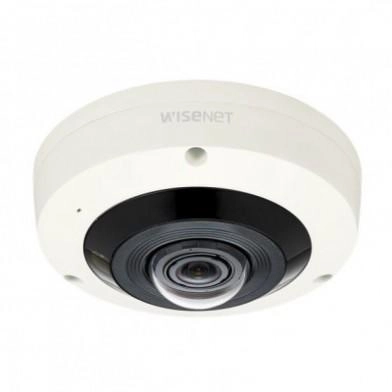 Hanwha Vision Hemispheric  Kamera XNF-8010RV 1,6mm  Überwachungskamera mit 6 Megapixel Auflösung. professionelle Kamera für außen