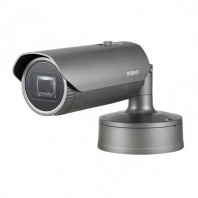 Hanwha Vision Bullet  Kamera XNO-6085R 4,1 - 16,4mm  Überwachungskamera mit 2 Megapixel Auflösung. professionelle Kamera für außen