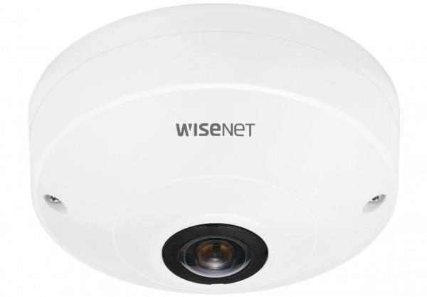 Hanwha Vision Hemispheric  Kamera QNF-8010 1,14mm  Überwachungskamera mit 6 Megapixel Auflösung. professionelle Kamera für außen