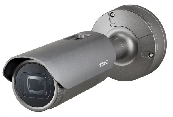 Hanwha Vision Bullet  Kamera XNO-6085 4,1 - 16,4mm  Überwachungskamera mit 2 Megapixel Auflösung. professionelle Kamera für außen