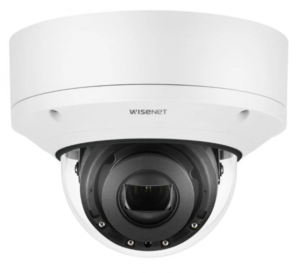 Hanwha Vision Dome  Kamera XND-6081REV 2,8 - 12,0 mm  Überwachungskamera mit 2 Megapixel Auflösung. professionelle Kamera für außen
