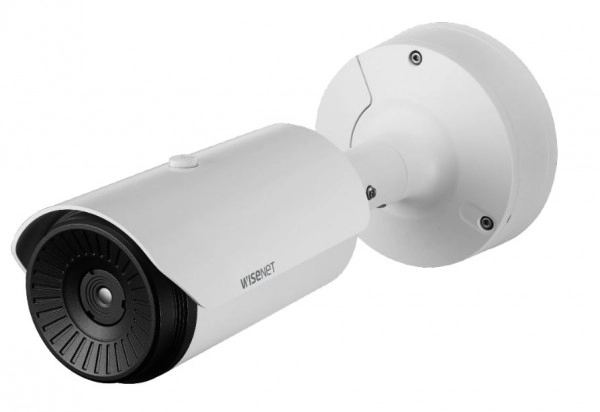 Hanwha Vision Wärmebildkamera Bullet TNO-3040T  mit hoher Megapixel Auflösung, Thermalkamera mit Branderkennung