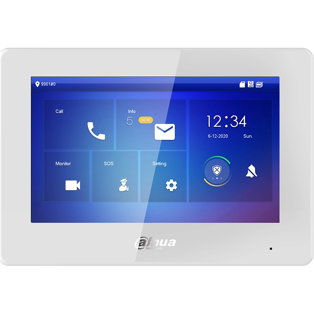 Dahua VTH5422HW-W Innenstation 7 Zoll mit WLAN (Hybrid 2 Draht oder als IP nutzbar) Touchscreen