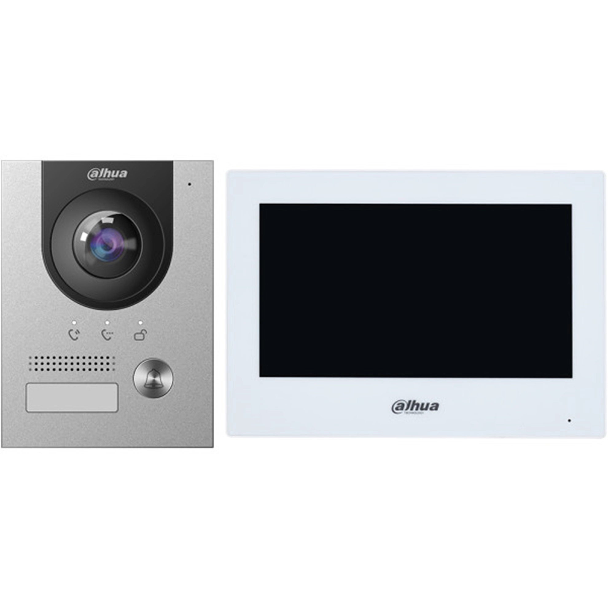 Dahua SDA-DHI-KTD02-F 2 Draht Videogegensprechanlagen KIT, 2MP, 7&quot; TFT Touch-Screen