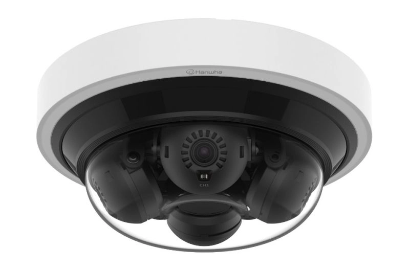 Hanwha Vision Dome  Kamera PNM-C16013RVQ 3,19mm  Überwachungskamera mit 4 Megapixel Auflösung. professionelle Kamera für außen