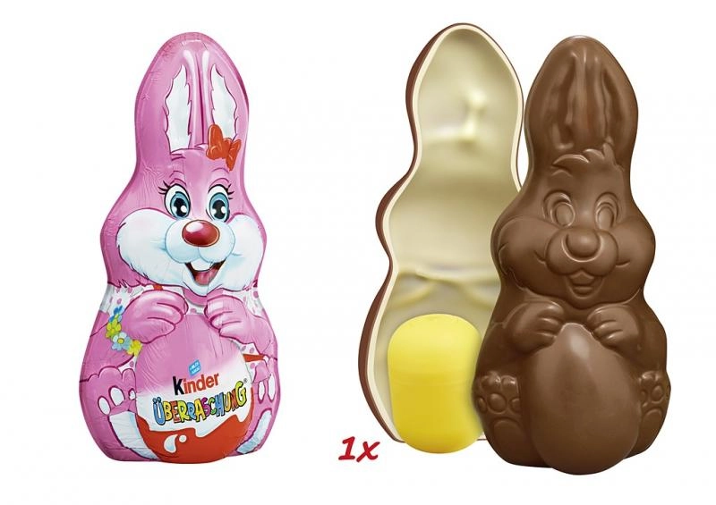 Kinder Schokolade Osterhase mit Überraschung