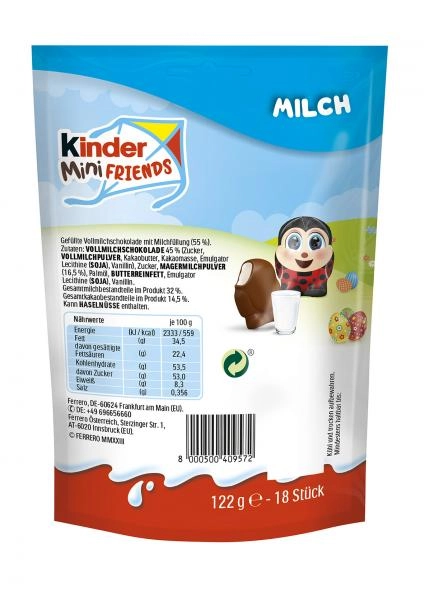 Kinder Mini Friends Milch