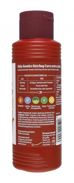 Hela Gewürz Ketchup Curry Extra scharf