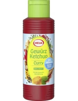 Hela Gewürzketchup Curry delikat 30% weniger Zucker