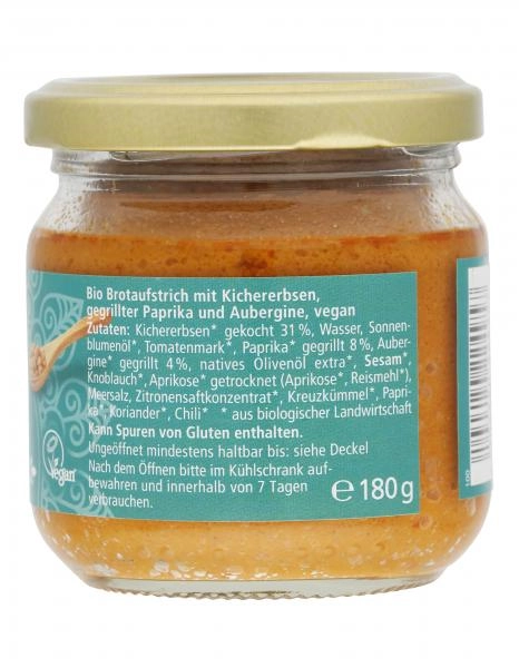 Alnatura Hummus gegrilltes Gemüse