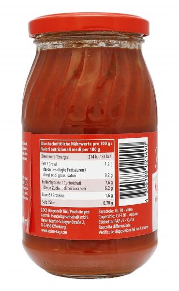 Jeden Tag Napoli-Sauce mit Kräutern