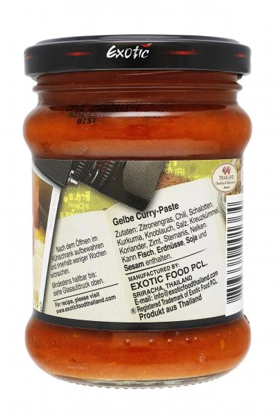 Exotic Food Curry Paste Gelb